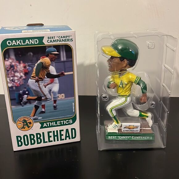 Oakland A's 2019 Bert Campaneris "Campy" Bobblehead New In Box - Picture 1 of 8